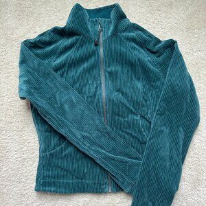 Lulu Lemon green corduroy matching set